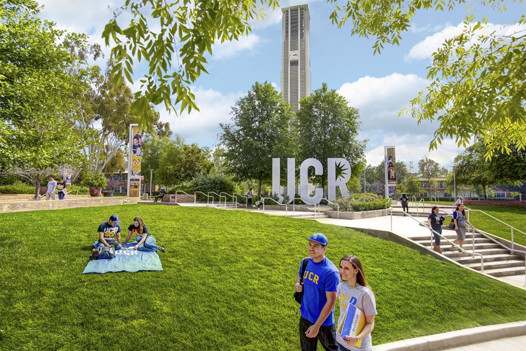 UCR Sign College | College Virtual Tours | Aerial Photography Services | University Virtual Tour Company