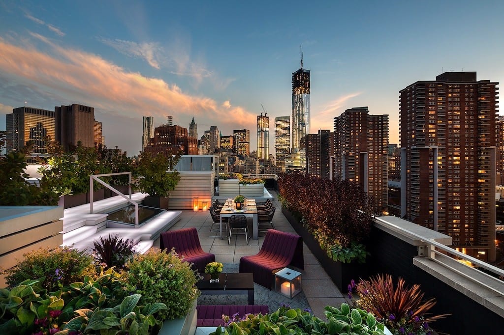 Rooftop Green Garden Multifamily Housing Photographer