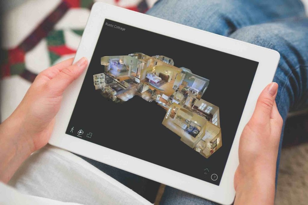 ipad IOS 3D Tours Matterport Immersive Virtual Reality