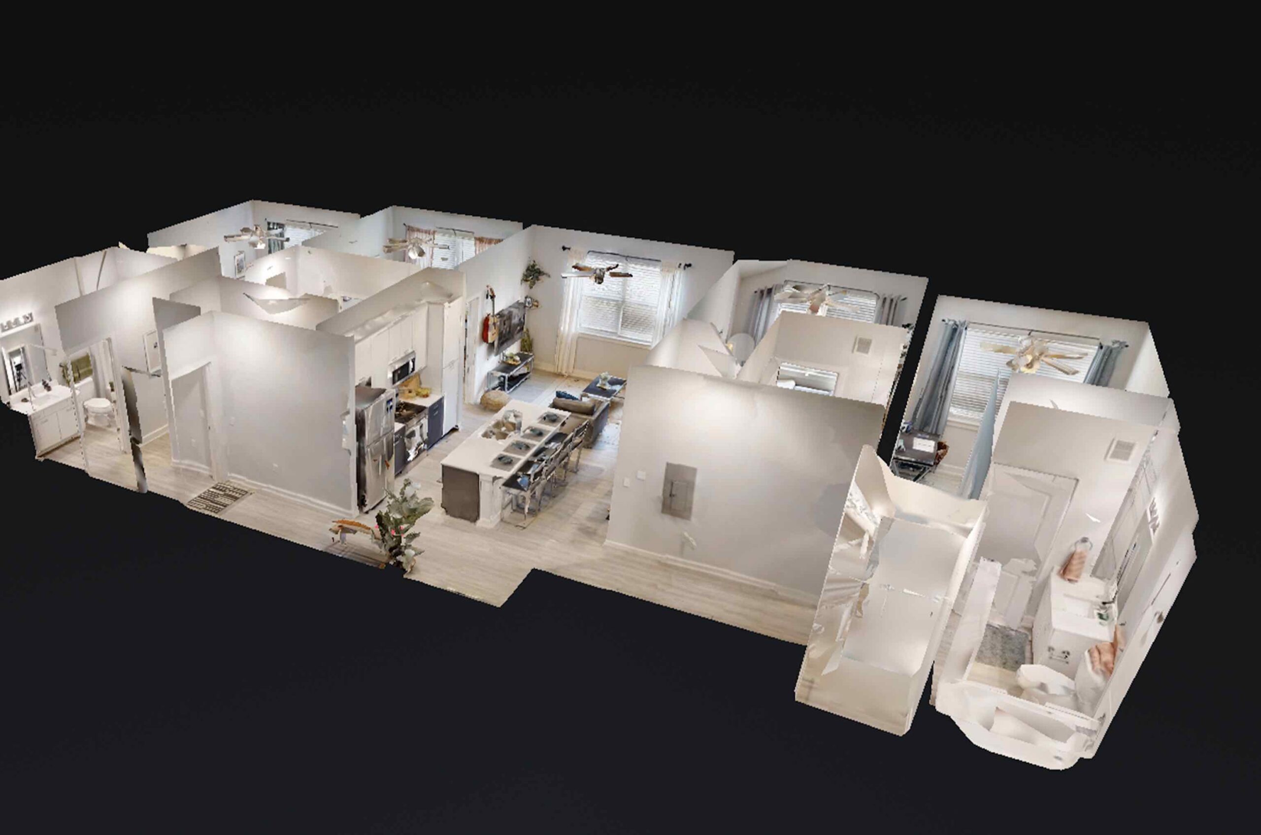 Matterport 3D Tours for model units at apartments