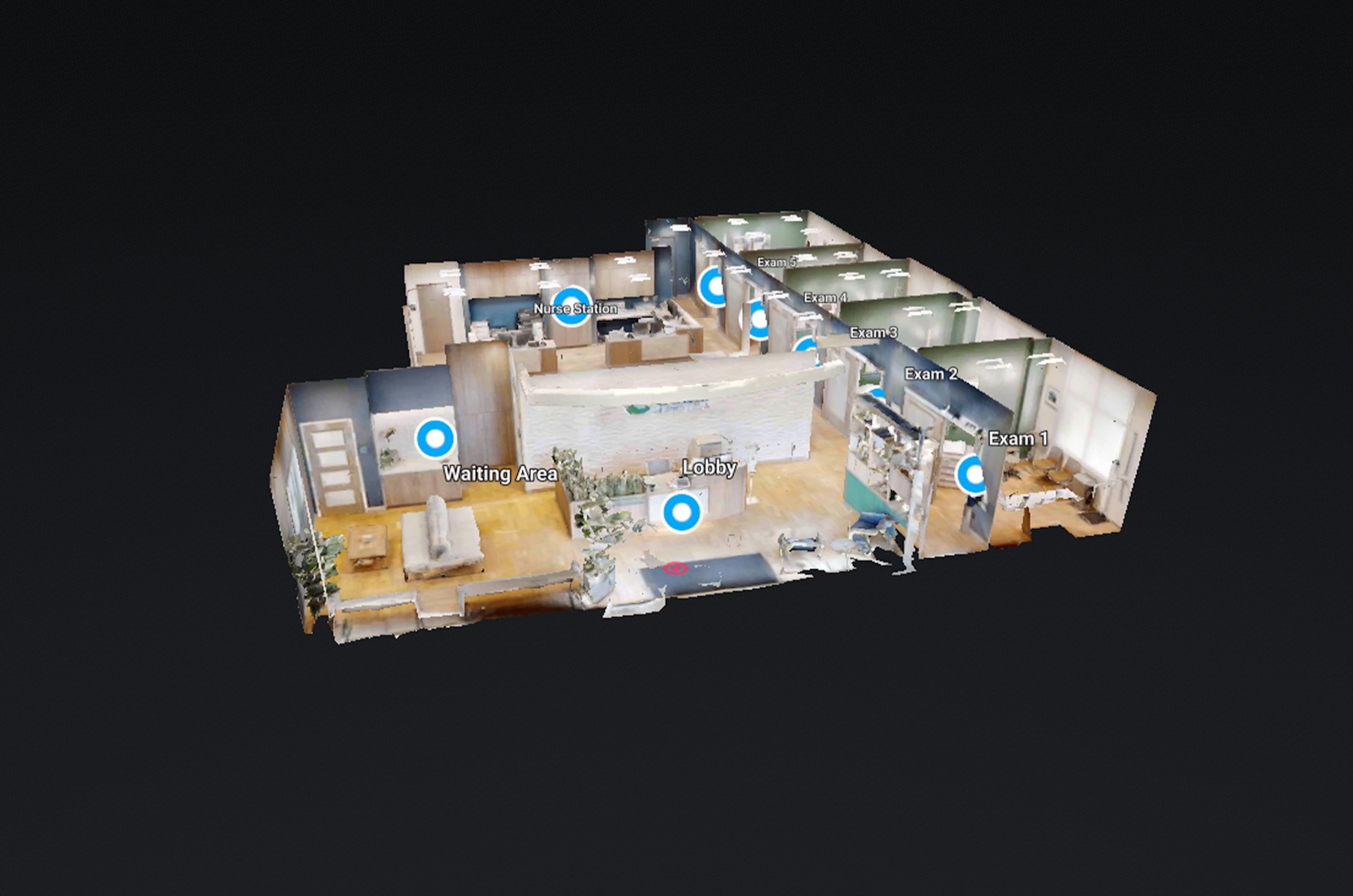 Matterport 3D Tours for medical buildings orange county los angeles san diego