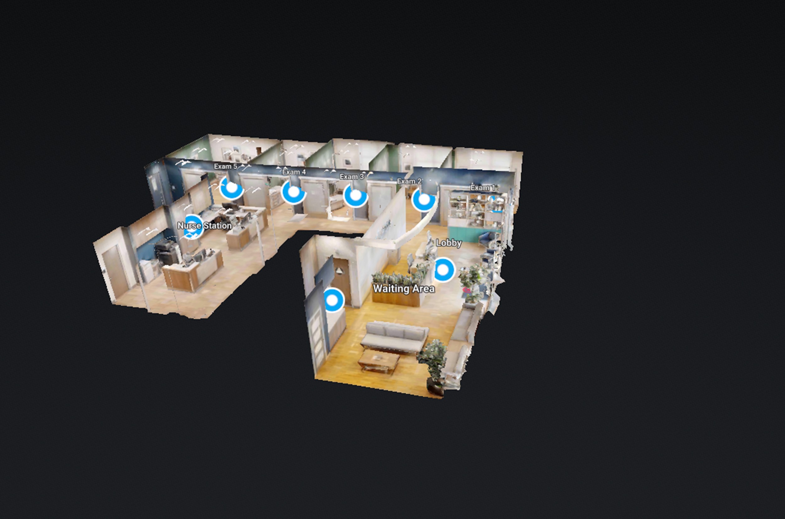 Matterport 3D Tours for medical buildings orange county los angeles san diego